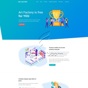 Art Factory - Free HTML5 & CSS Template