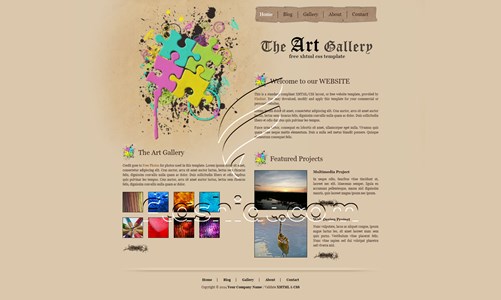 Art Gallery 2 - Free XHTML & CSS Template