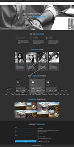 Awesome - Free HTML5 & CSS Template