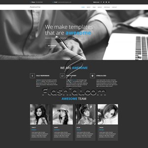 Awesome - Free HTML5 & CSS Template