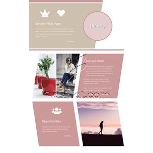 Beauty - Free HTML5 & CSS Template