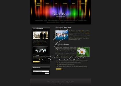 Black Beat - Free XHTML & CSS Template