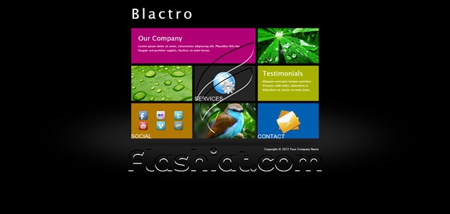 Blactro - Free XHTML & CSS Template
