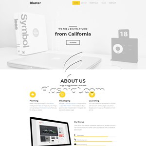 Blaster - Free HTML5 & CSS Template