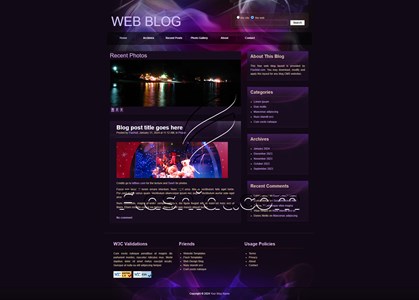 Blog 2 - Free XHTML & CSS Template