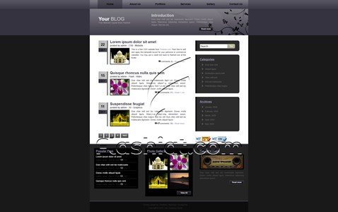 Blog - Free XHTML & CSS Template