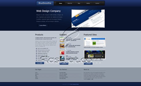 Blue Smoothie - Free XHTML & CSS Template