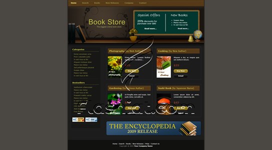 Book Store - Free XHTML & CSS Template