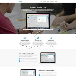 Boxer - Free HTML5 & CSS Template