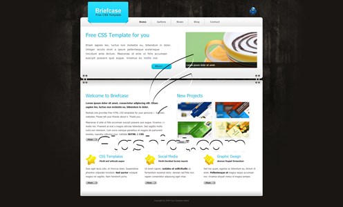 Briefcase - Free XHTML & CSS Template