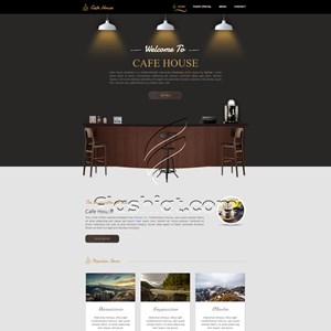 Cafe House - Free HTML5 & CSS Template