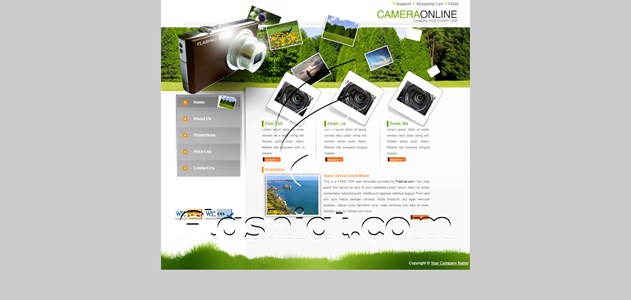 Camera - Free XHTML & CSS Template