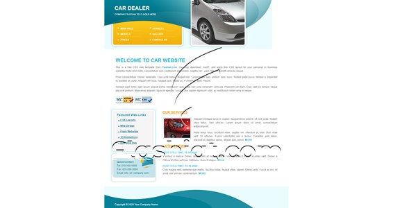 Car - Free XHTML & CSS Template