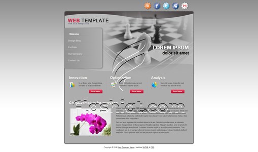 Chess - Free XHTML & CSS Template