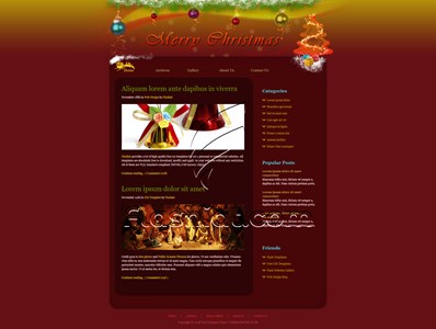 Christmas 2 - Free XHTML & CSS Template