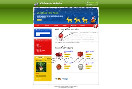 Christmas - Free XHTML & CSS Template