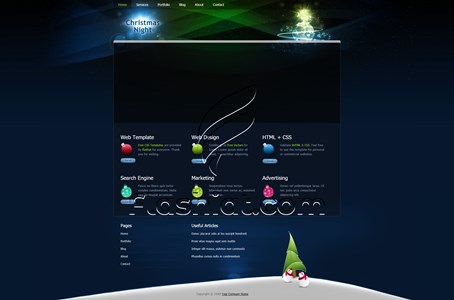 Christmas Night - Free XHTML & CSS Template