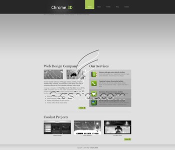 Chrome 2 - Free XHTML & CSS Template