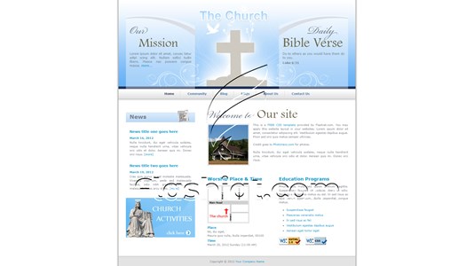 Church - Free XHTML & CSS Template