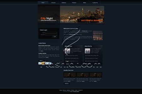 Citynight - Free XHTML & CSS Template