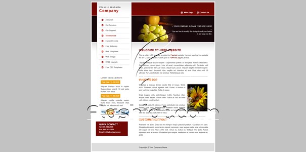 Classic - Free XHTML & CSS Template
