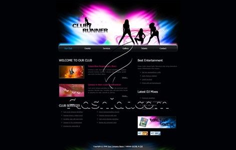 Club - Free XHTML & CSS Template