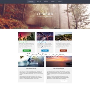 Conquer 2 - Free HTML5 & CSS Template