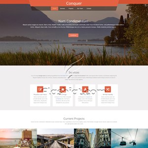 Conquer - Free HTML5 & CSS Template