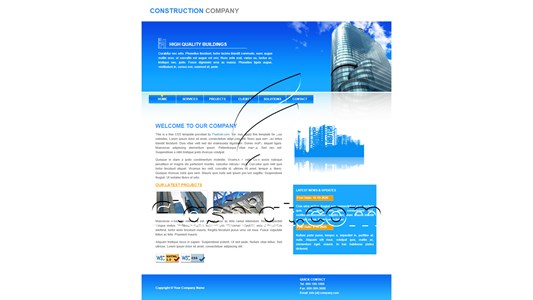 Construction 3 - Free XHTML & CSS Template
