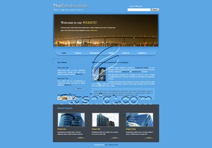 Construction 4 - Free XHTML & CSS Template