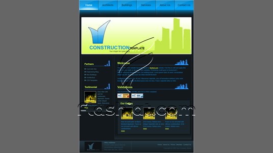 Construction - Free XHTML & CSS Template