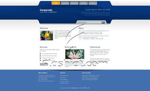Corporate 2 - Free XHTML & CSS Template
