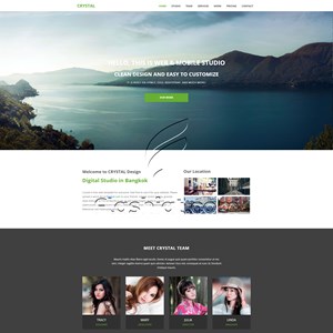 Crystal - Free HTML5 & CSS Template