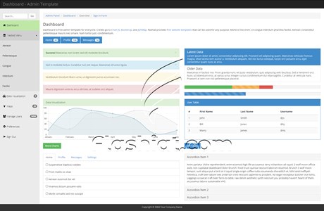 Dashboard - Free HTML5 & CSS Template