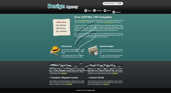 Design Agency - Free XHTML & CSS Template