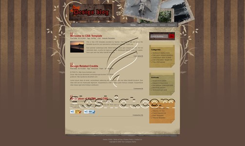 Design - Free XHTML & CSS Template