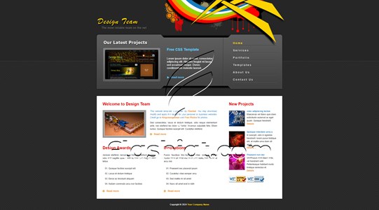 Design Team - Free XHTML & CSS Template