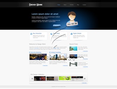 Design Work - Free XHTML & CSS Template