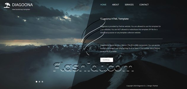 Diagoona - Free HTML5 & CSS Template