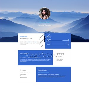 Easy Profile - Free HTML5 & CSS Template