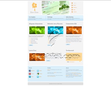 Eco Tree - Free XHTML & CSS Template