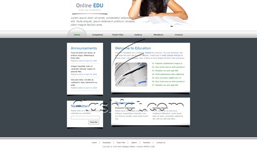 Education 2 - Free XHTML & CSS Template