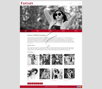 Fantasy - Free HTML5 & CSS Template