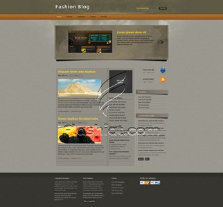 Fashion Blog - Free XHTML & CSS Template