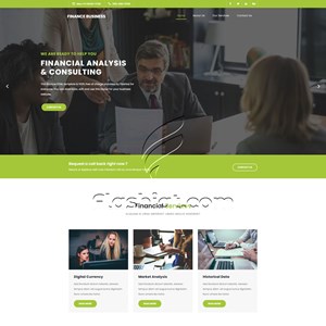 Finance Business - Free HTML5 & CSS Template