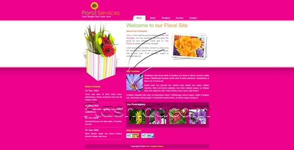 Floral 2 - Free XHTML & CSS Template