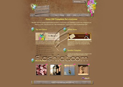 Floral Designer - Free XHTML & CSS Template