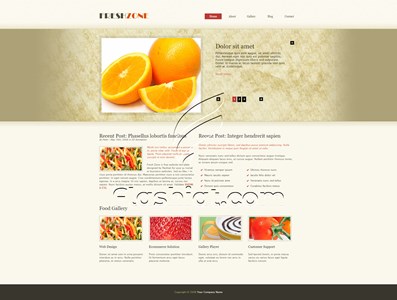 Fresh Zone - Free XHTML & CSS Template