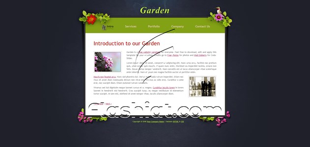 Garden 3 - Free XHTML & CSS Template