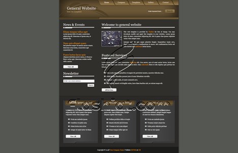General - Free XHTML & CSS Template